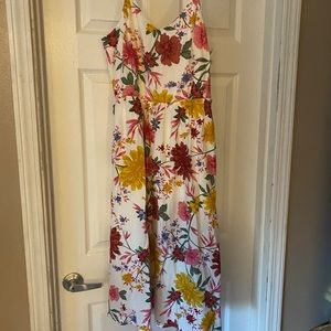 Spring floral dress